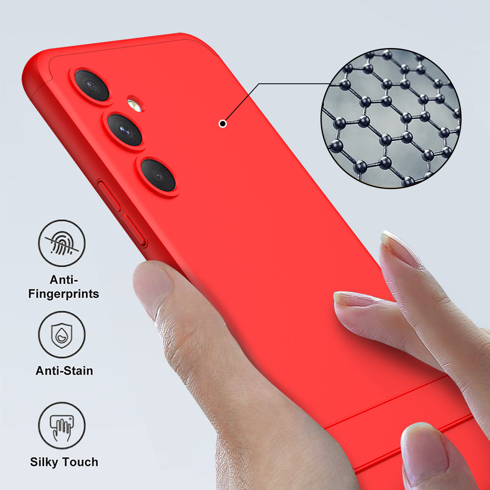 GKK til Samsung Galaxy A54 5G Skjult Kickstand telefoncover Anti-ridse hårdt plastik telefoncover GKK til Samsung Galaxy A54 5G Skjult Kickstand telefoncover Anti-ridse hårdt plastik telefoncover